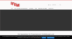 Desktop Screenshot of ifem.net